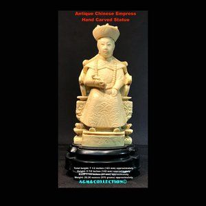 CHINESE EMPRESS  HAND CARVED STATUE